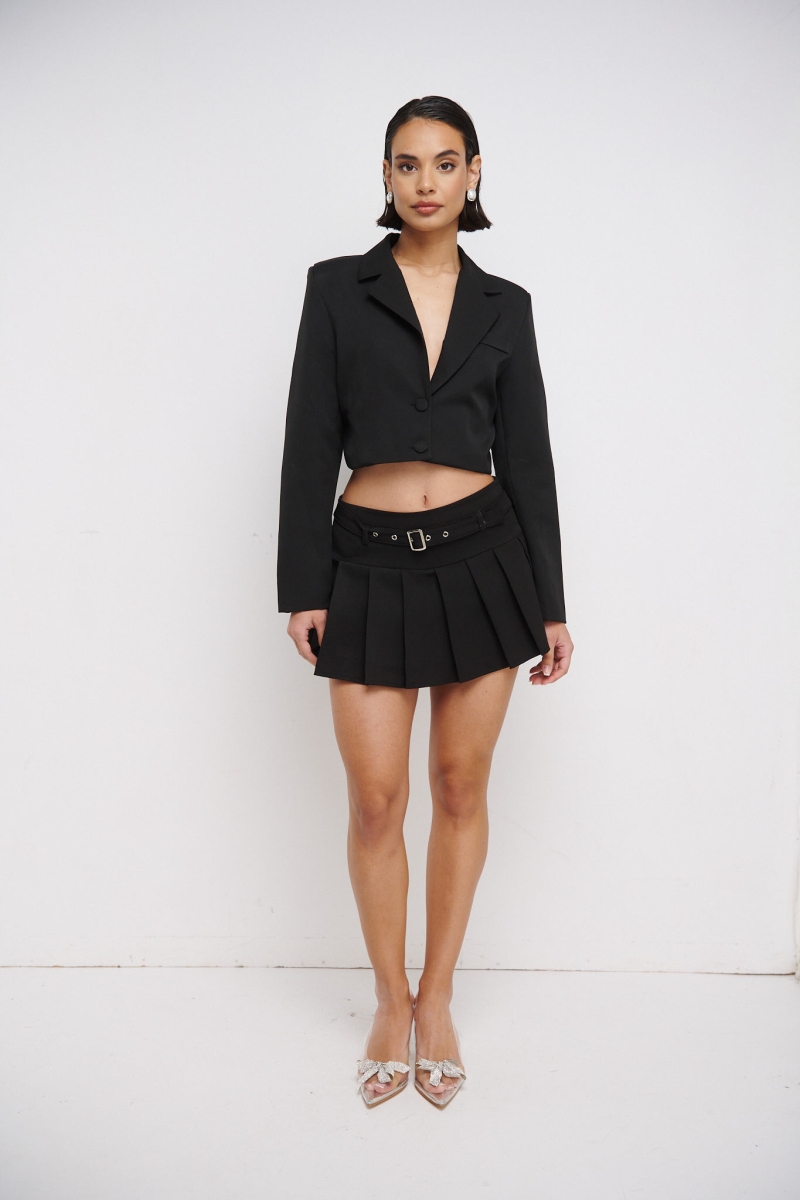 Pleated Mini Skirt/Shorts 