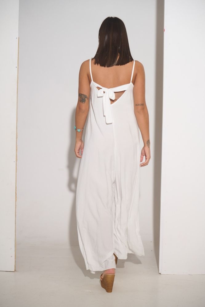 Jumpsuit With Tied Back