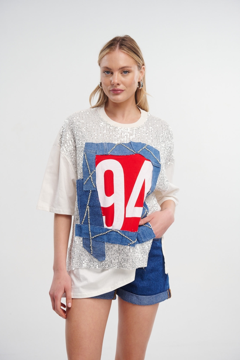 T-Shirt With Sequin 94